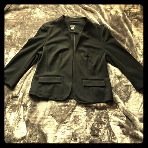 Ann Taylor 3/4 length sleeve knit suit jacket